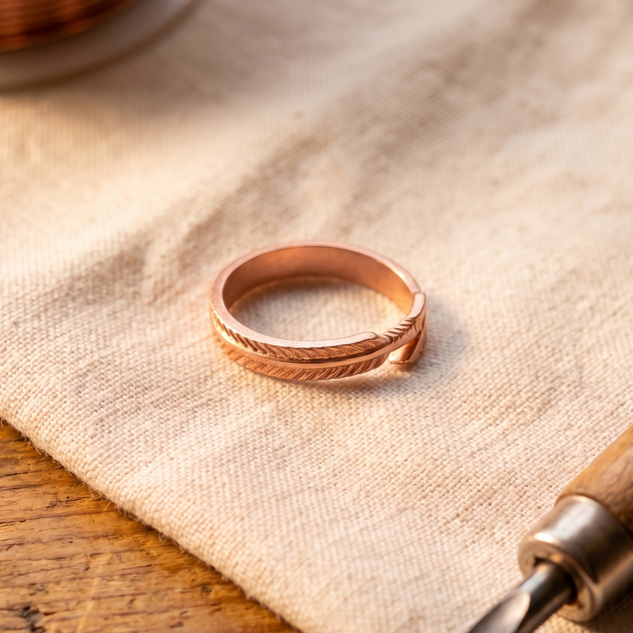Wear Copper Root Copper Ring