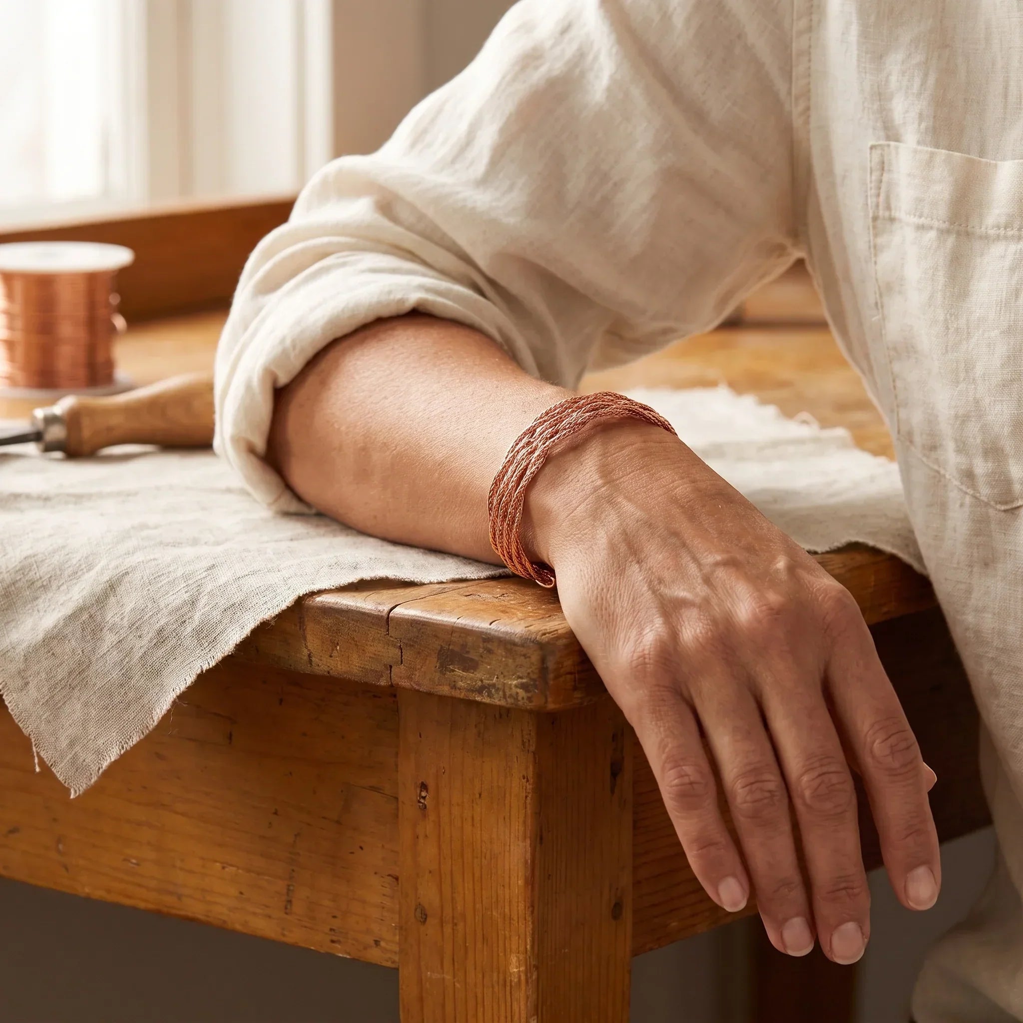 Wear Copper Elk Copper Bracelet