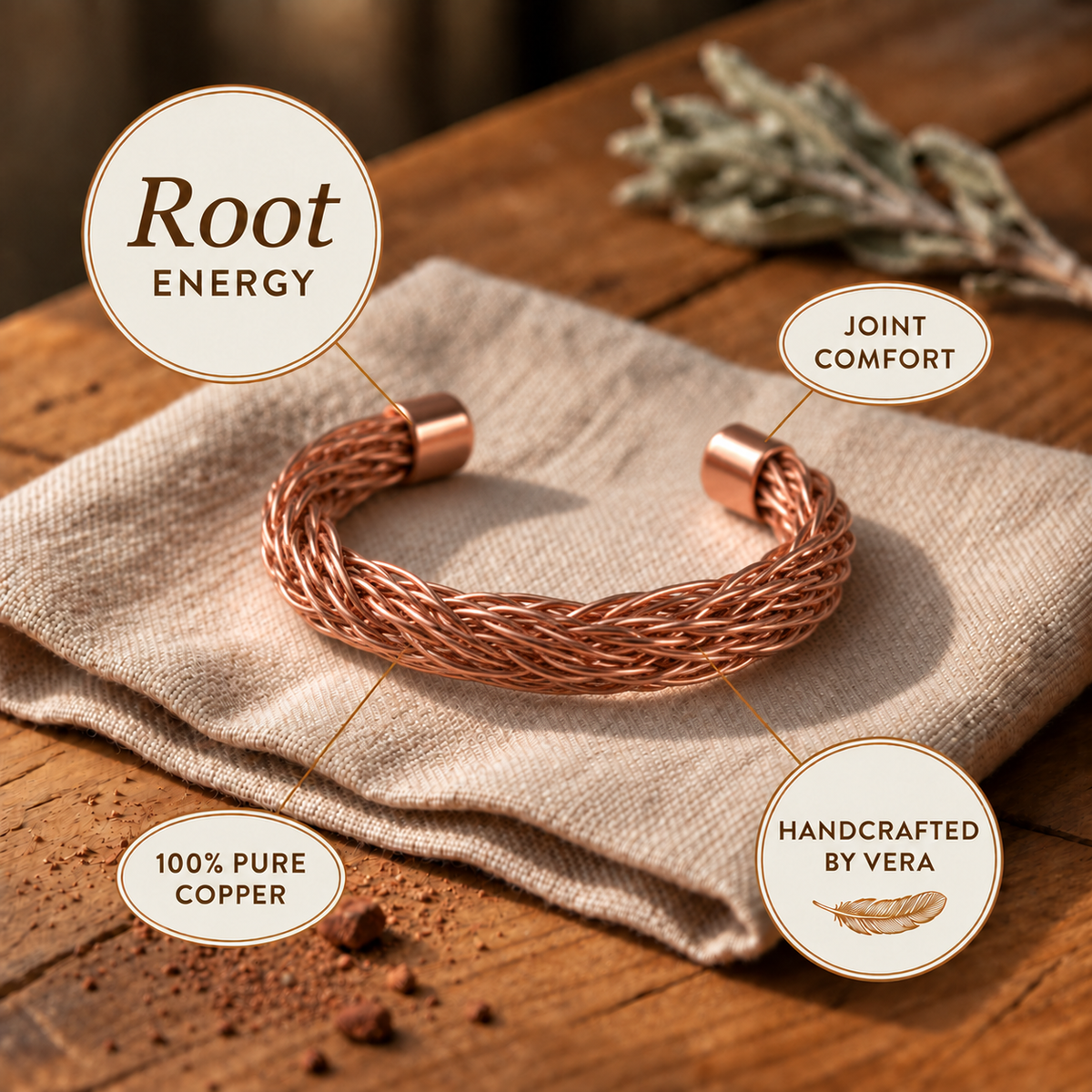 Copper Soul Tarn Copper Bracelet