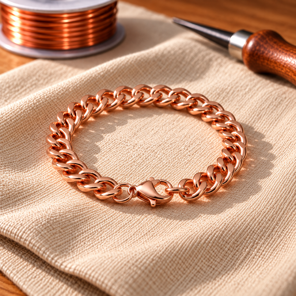 Copper Soul Cuffo Men's Pure Copper Bracelet