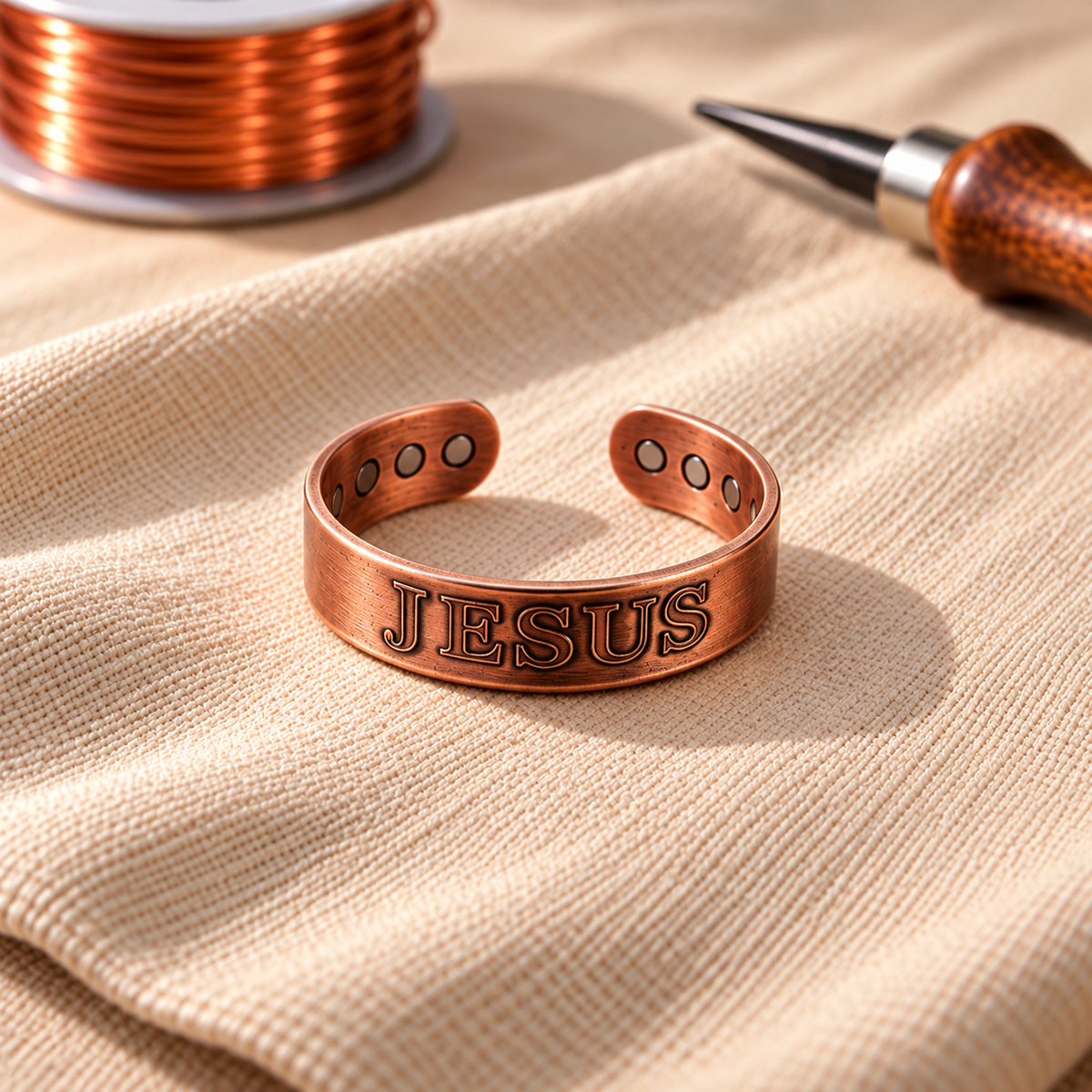 Copper Soul Grace Ring Pure Copper
