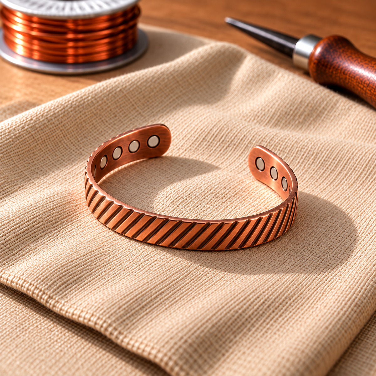 Copper Soul Lilium Pure Copper Bracelet